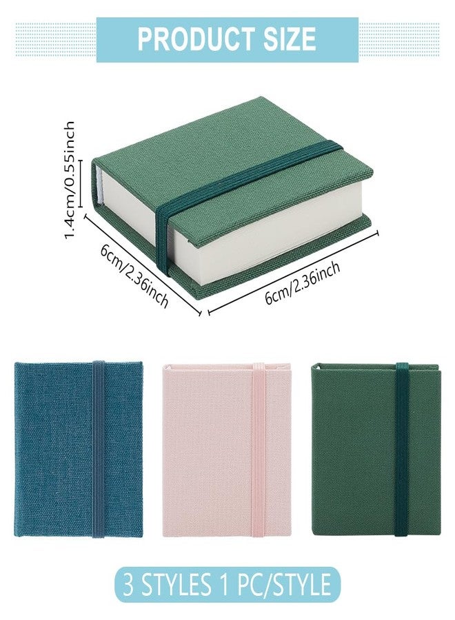 PLIGREAT 3 Pcs Mini Watercolor Sketchbook 2.4 x 2.4 Inch, 300g Portable Square Pure Color Small Watercolor Sketchbook 60 Pages Watercolored Textured Drawing Papers Travel Sketchbooks Art Sketch Book - Image 2