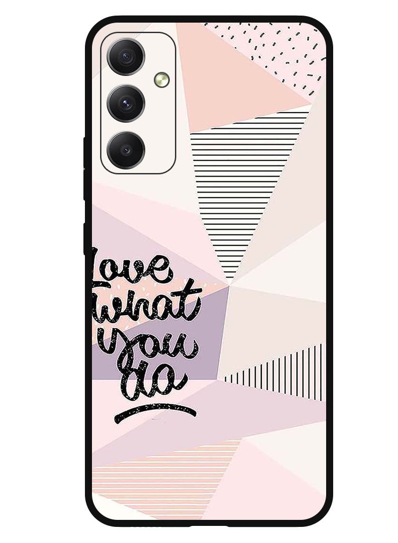 Theodor Protective Case Anti Scratch Shock Proof Bumper Cover For Samsung Galaxy M54 Love What You Do - Image 1