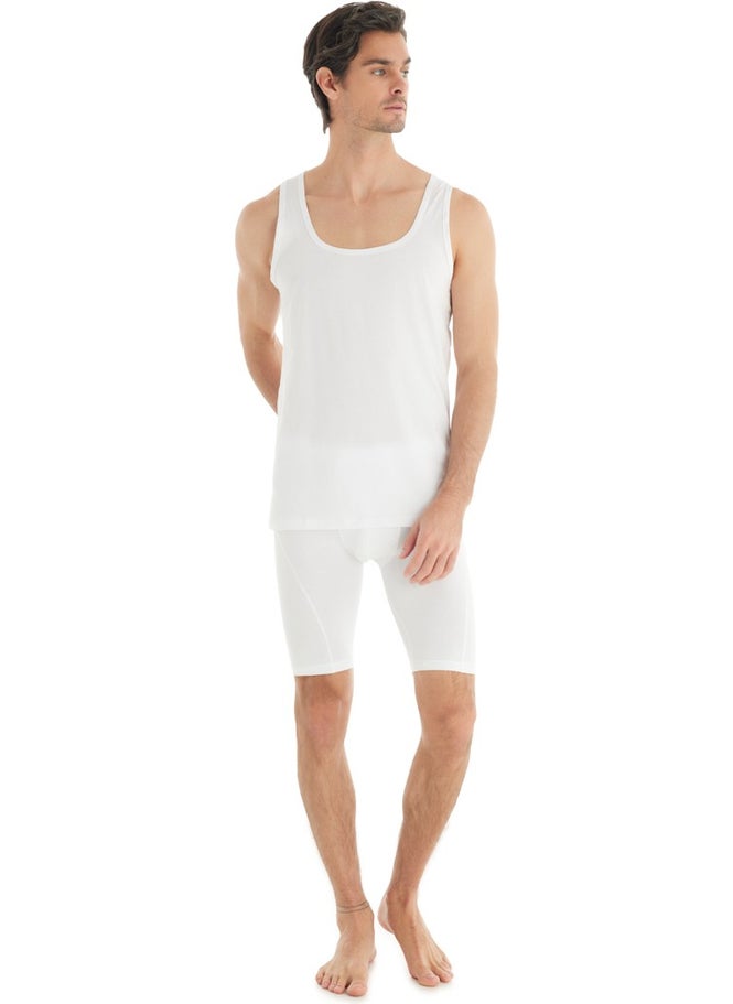 Blackspade Men's Tank Top Aura 9504 - White  - Image 3