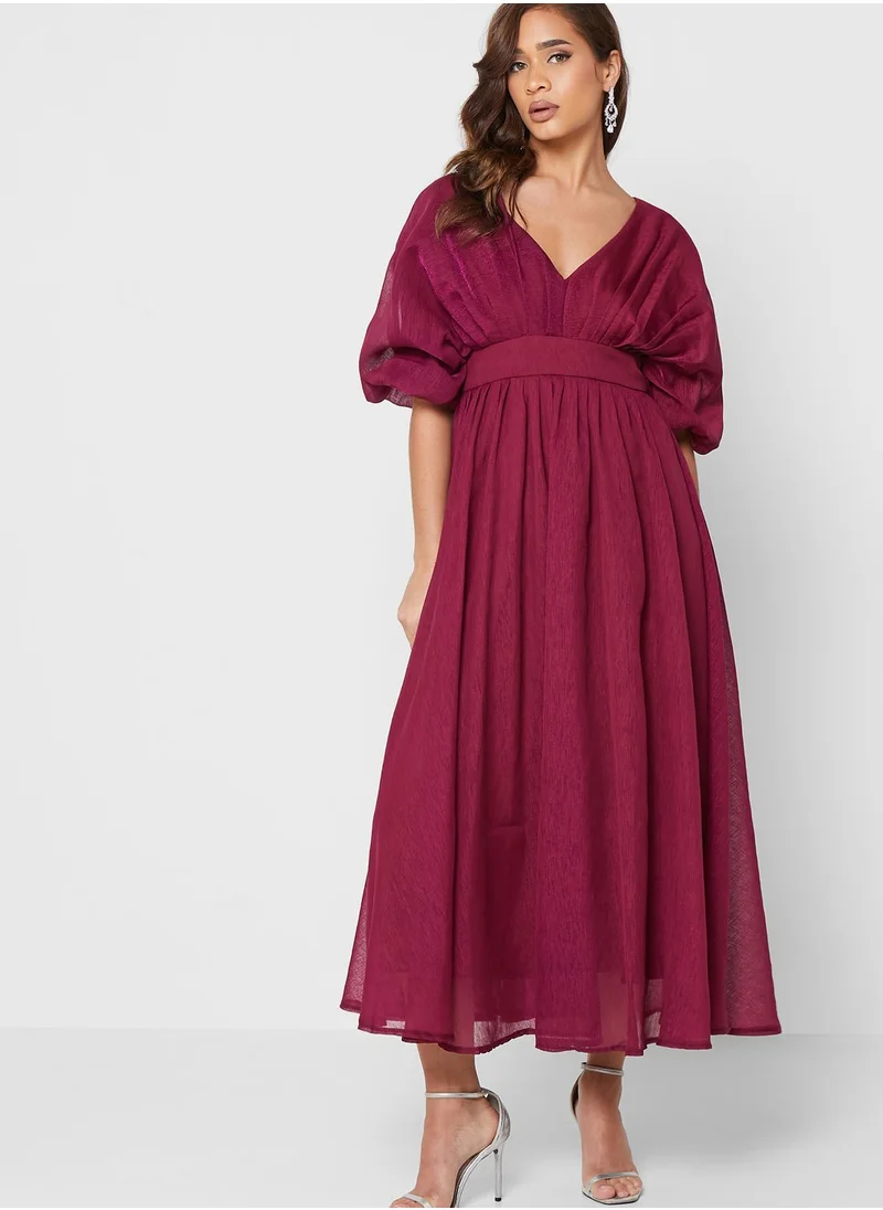 Khizana Kimono Sleeve Detail Dress