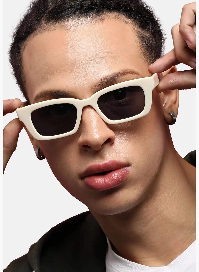 French Accent Polarized Full Rim Rectangle Sunglass For Men