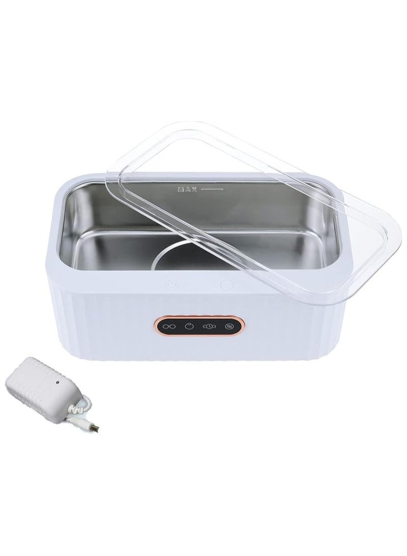 AROAQ Ultrasonic Jewelry Cleaner 360 Degree Glasses Cleaner 4 Time Modes Portable Electronic Cleaner Machine for Ring Glasses Retainer All Silver/Gold Jewely - Image 5