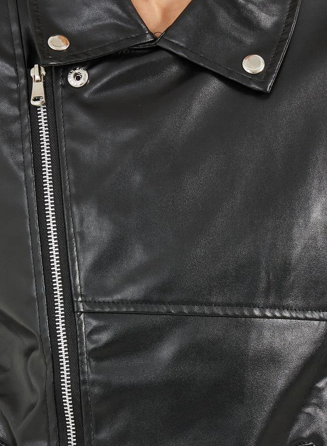 Styli Regular Fit Regular Length Biker Jacket