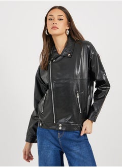 Regular Fit Regular Length Biker Jacket