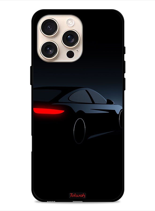 Tolwak غطاء حماية لجهاز أبل آيفون 16 برو ماكس داكن - Image 1