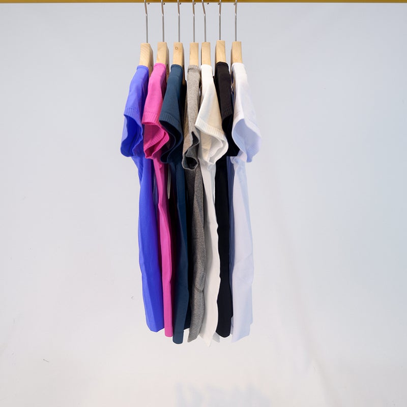 Summer Slim-fit Sports Quick-dry Casual Outdoor High Elastic T-shirt Tight Yoga Slimming Short-sleeved Knitted Breathable Thin - Image 4