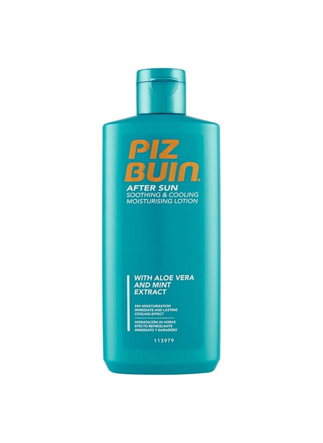 Piz Buin Buin After Sun Soothing & Cooling Moisturising Lotion 200Ml Cap Bottle  - Image 1