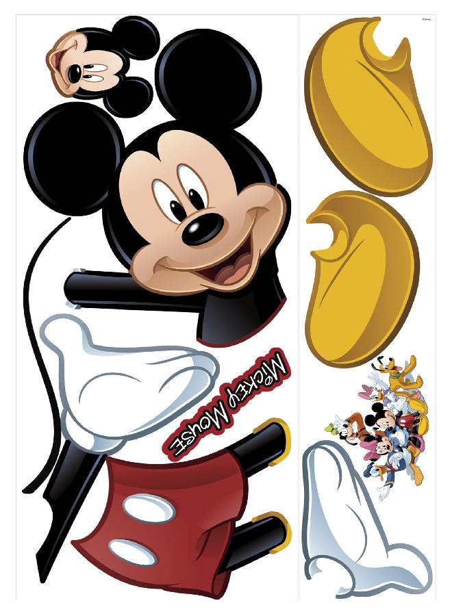 RoomMates Disney Mickey & Friends Mickey Mouse Peel & Stick Giant Wall Decal , RMK1508GM - Image 3