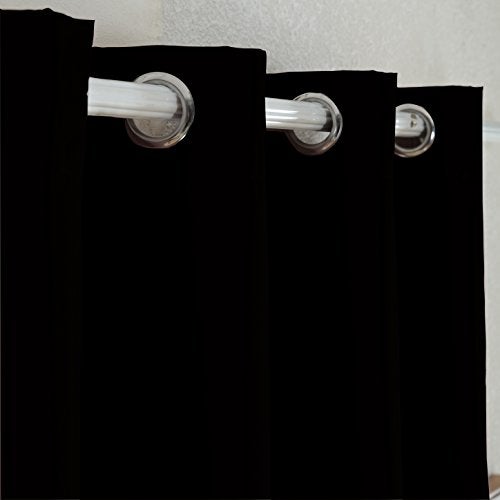 BIGUFRTEX BEGOODTEX Inherent Flame Fire Proof Retardant Thermal Insulated Grommet Blackout Room Darkening Curtains Drape for Room Window Treatment, 6 Silver Grommet, 42Wx95L Inch,Pack of 1 Panel - Image 2