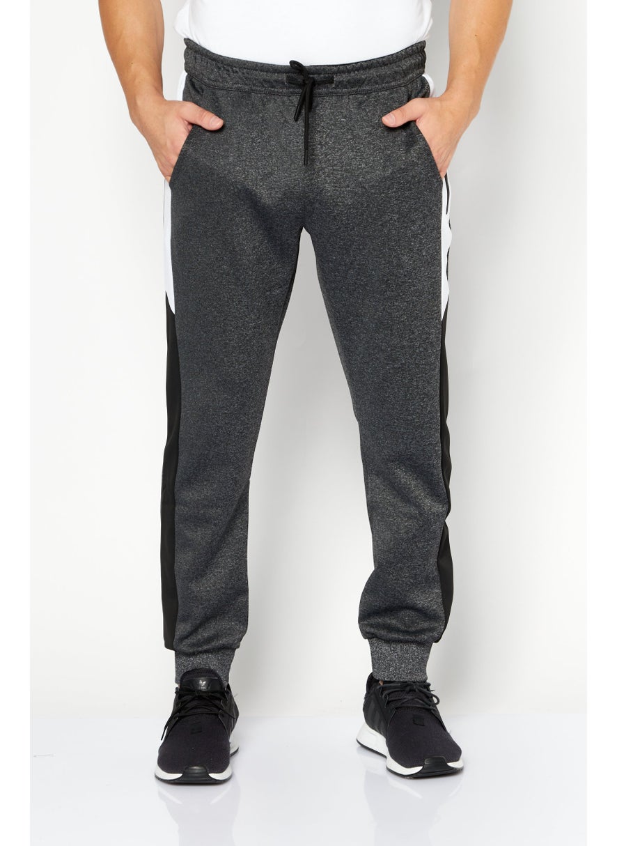 Cultura New York Men Sportswear Training Pants, Charcoal  - Image 1