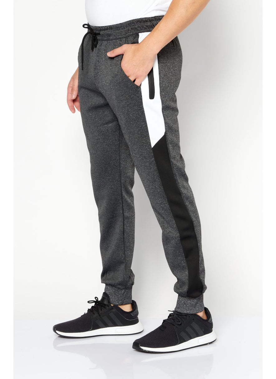 Cultura New York Men Sportswear Training Pants, Charcoal  - Image 4