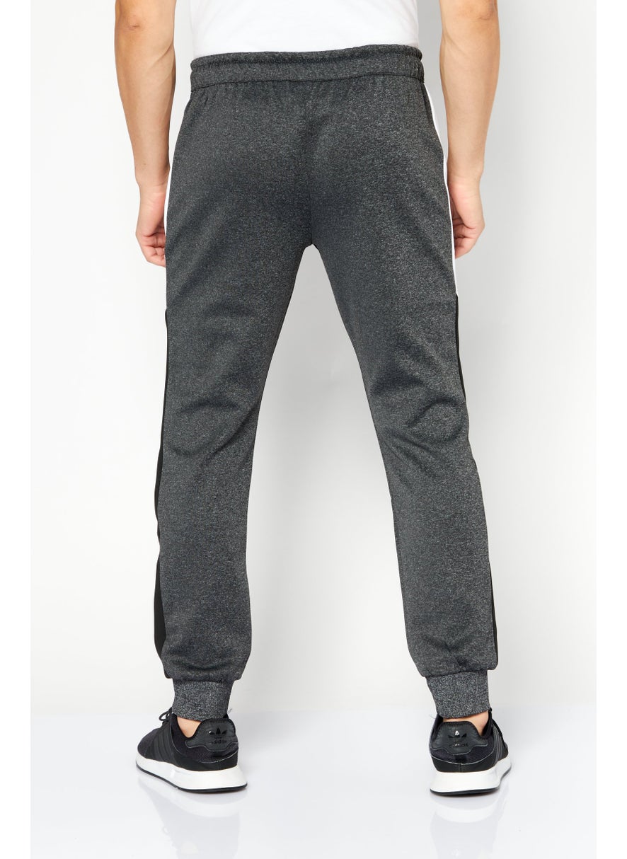 Cultura New York Men Sportswear Training Pants, Charcoal  - Image 3