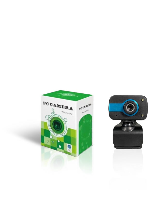 1080p Hd Computer Webcam Usb Network Live Broadcast Suitable For Laptops Desktops Home Use Online Class Video Conferencing-Color:M6:640*480p With Neutral English Color Box - Image 1