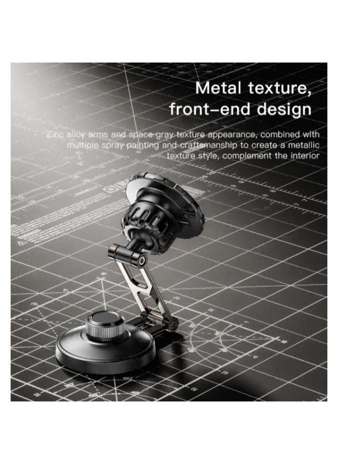 Yesido C198 270 Degree Rotation Stretchable Zinc Alloy Arms Suspension Screencar Mount Phone Holder  - Image 3