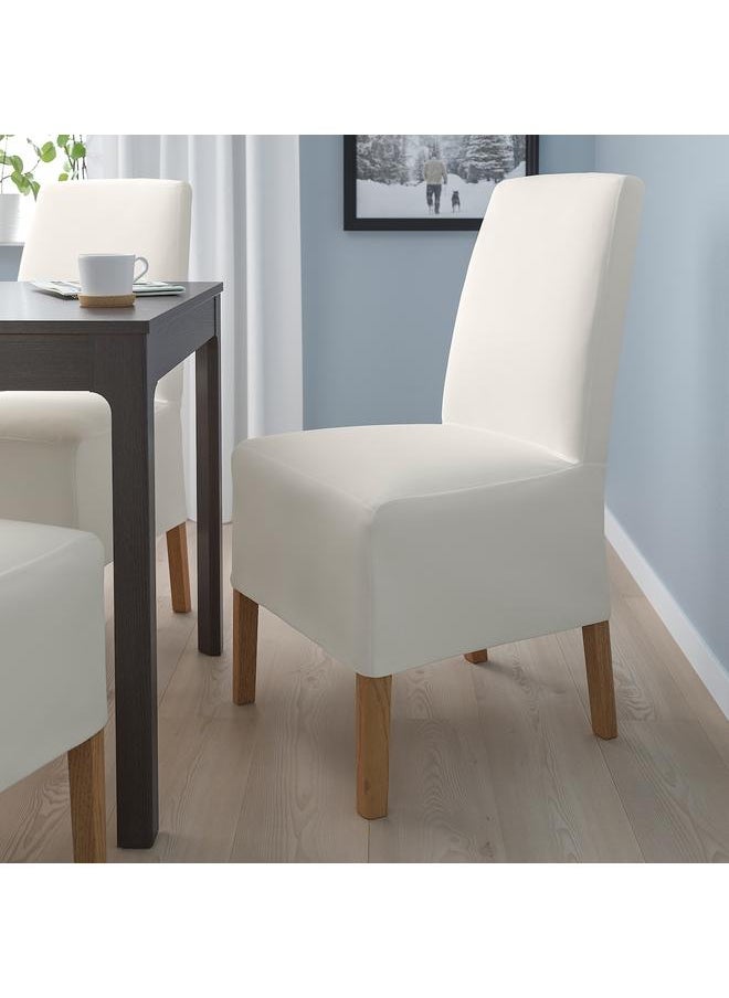 Green Tiger Chair w medium long cover, oak effect/Inseros white  - Image 3