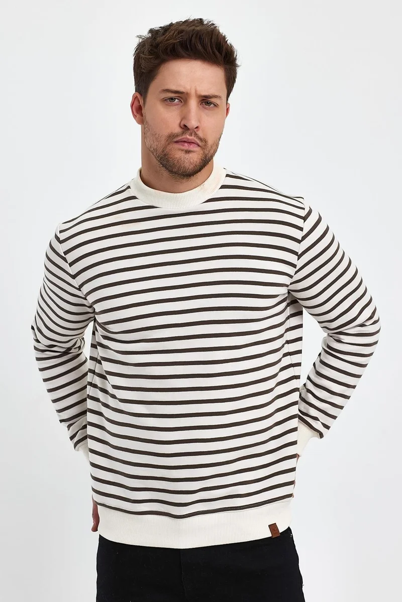 Alexander Gardi Alexandergardı Crew Neck Striped SWEATSHIRT(E23-761A-ERK)