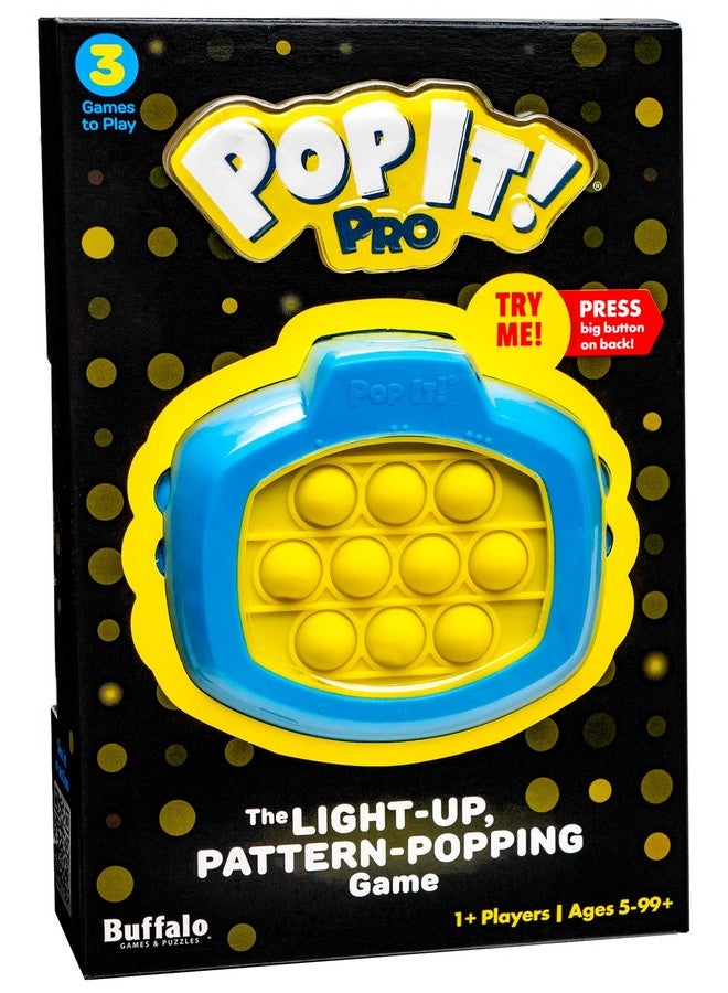 بافلو جايمز بوب إت! برو - لعبة الإضاءة الأصلية، فرقعة الأنماط، بوب إت! من بافالو جيمز، باللونين الأزرق والأصفر - Image 1