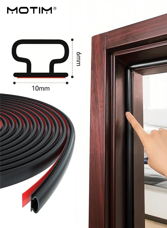 موتيم 49 قدمًا من عازل الطقس للأبواب والنوافذ TPE تلقائي، شريط عازل، حشيات مانعة للتسرب شرائط مانعة للرياح، عازلة للبرد والحرارة والغبار والضوضاء والحشرات - Image 1