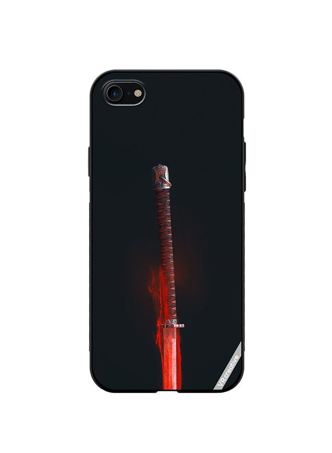 VR CREATIVE Protective Case Cover For Apple iPhone SE (2022) The Mortal Blade Design Multicolour - Image 1