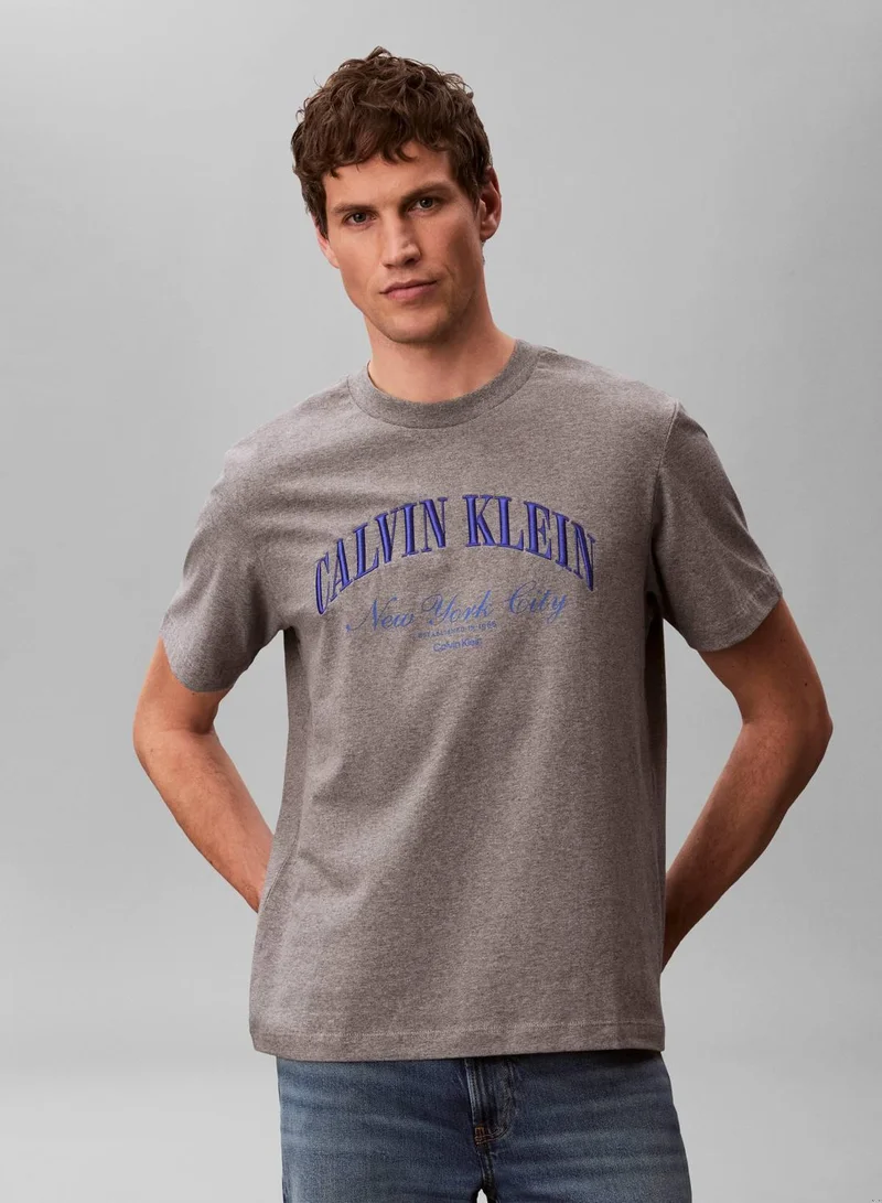 Embroidered NYC Logo T-Shirt