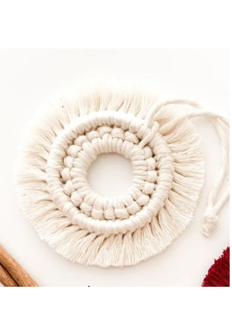 macrame sanu Handmade Macrame Christmas ornaments / Decorations  - Image 1