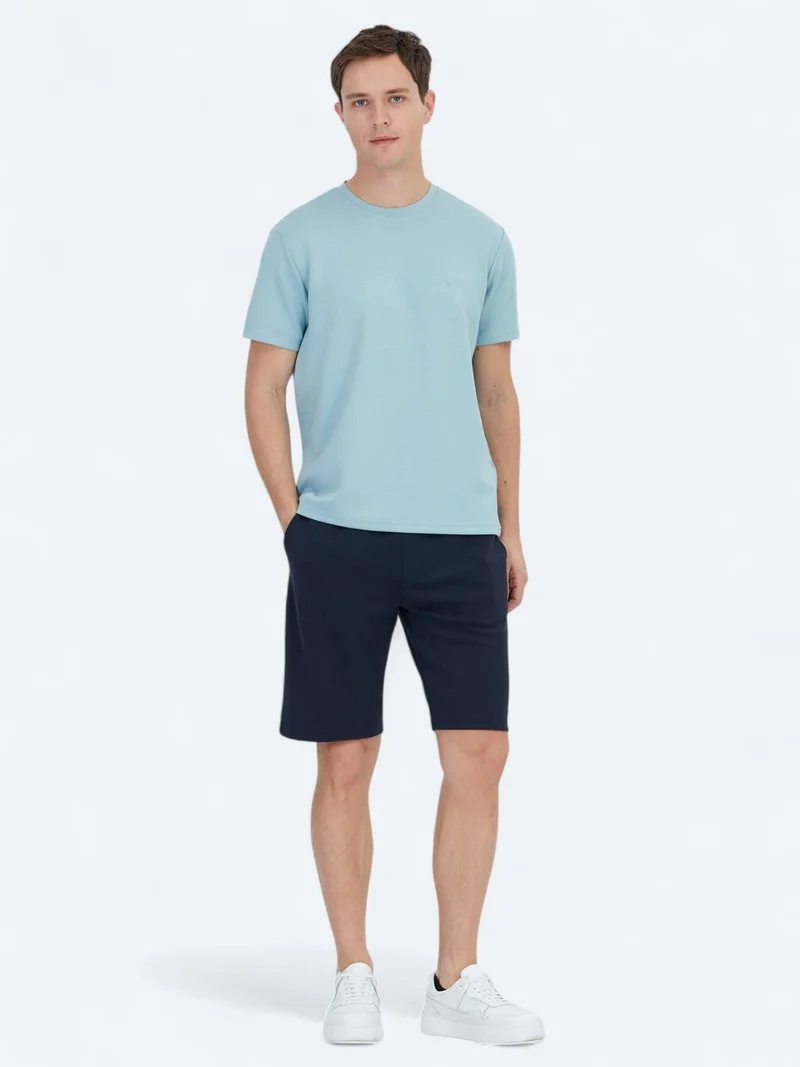 Kip Mint Plain Crew Neck T-Shirt