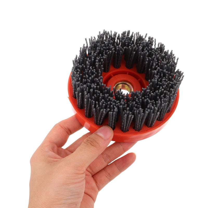 5 8 Inch Threaded Nylon Abrasive Grinder Cup Brush for Stone Polishing Granite Cleaning and Paint Removal - Image 5
