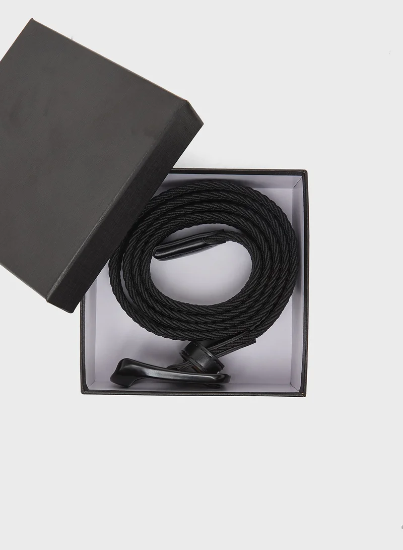 Seventy Five Weaved Free Size Casual Slim Fit Belt
