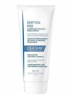 DUCRAY Ducray Kertyol PSO Care Rebalancing Dandruff Treatment Shampoo With Salicylic Acid For Psoriasis Prone Skin 200ml 