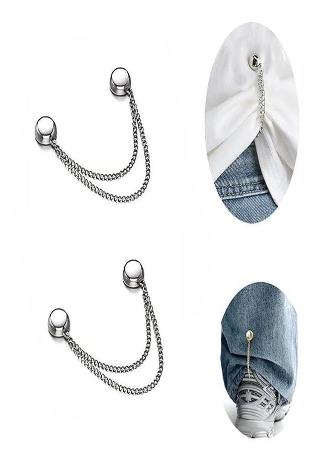 RASOFAB Zwerlin Magnetic Buttons for Scarves Hijab & Clothing Clips Brooches for Shirt Collars Cuffs Pants Saree Pin Brooch for Women | Hijab Pins for Scarf Saree Pins Latest | Secure No-Snag Magnetic Fasteners - Image 1