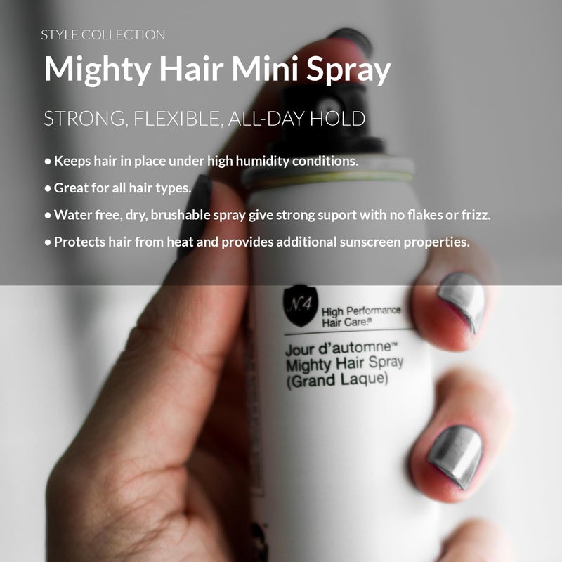 Number 4 Mighty Hair Spray. Hair Spray for Women and Men. Flexible & Weightless Formula. Non-Flaking, Brushable, 9 oz - Image 2