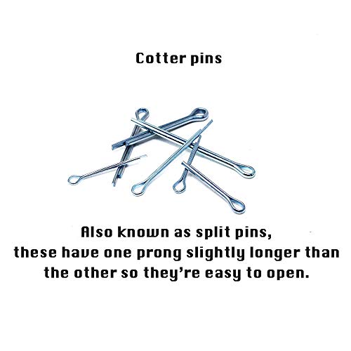 T.K.Excellent T.K. Excellent Cotter Pin Assortment,Zinc Plated Premium Quality Cotter Pins Kit,Holds Pins 106Pcs - Image 5