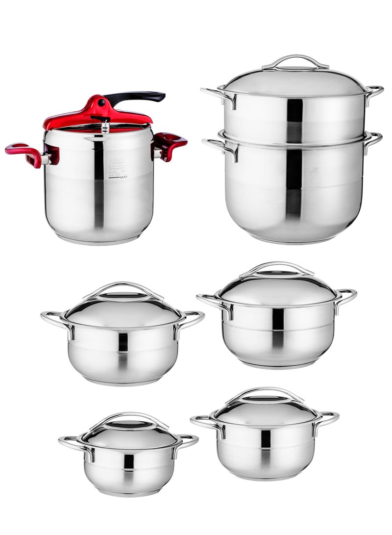 High quality 13-piece Turkish stainless steel cookware set  - Image 2