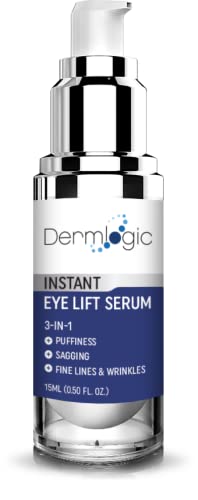 Dermlogic علاج سريع لتورم تحت العين والهالات السوداء يقلل على الفور من مظهر أكياس العين المنتفخة، وتجاعيد الزاوية، والجلد المترهل - Image 1