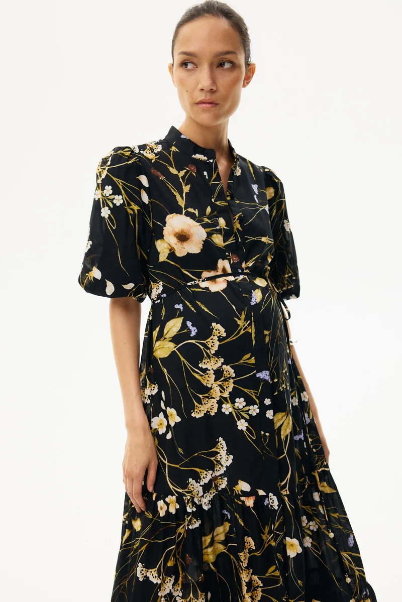 H&M MAMA Tiered cotton dress