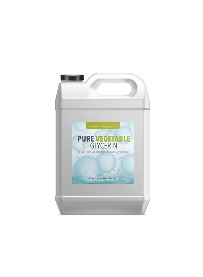 PURE ORIGINAL INGREDIENTS Vegetable Glycerin (1 Gallon) Food Grade, Vegan, Hypoallergenic, Odorless, Colorless - Image 1