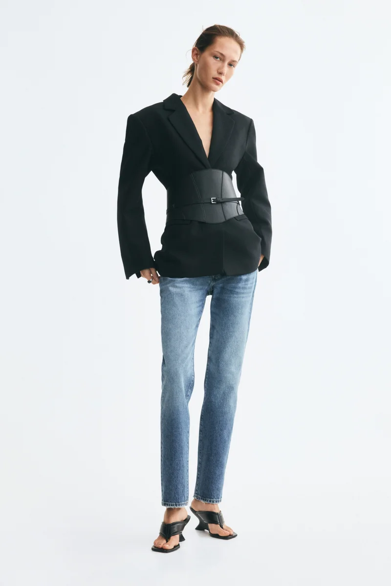 H&M  Straight Regular Waist Jeans for Women | Best Price UAE