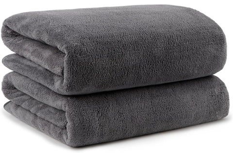 Piece Microfiber Bath Towel 70 * 140cm ، ناعمة ، متينة ، فائقة الامتصاص وسريعة الجفاف ، رمادي