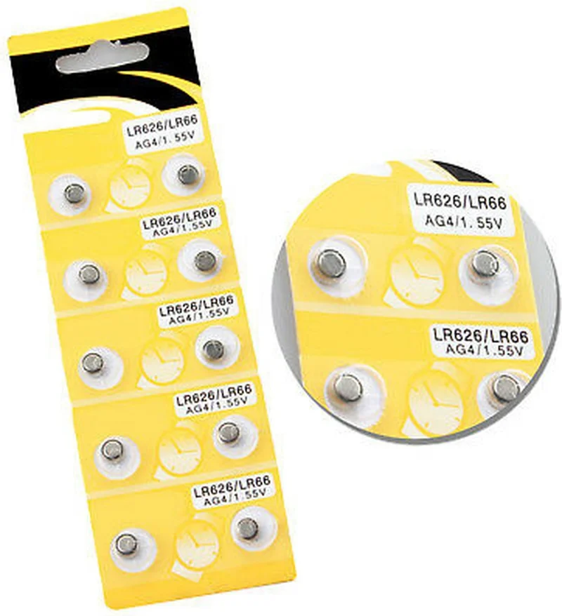 Proithalat Proimport Watch Battery - Button Battery 10LU Pack LR626-LR66 AG4-1.55V
