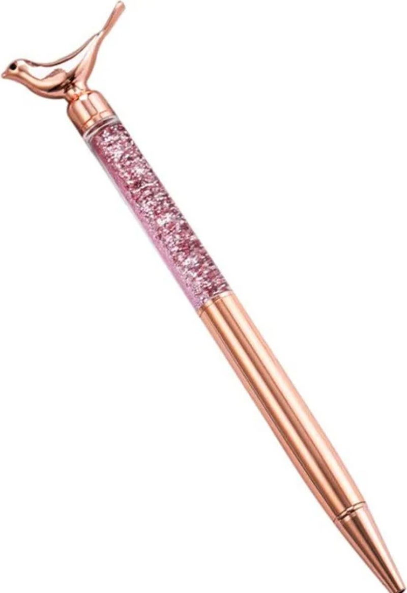 Tusah Glitter Ballpoint Pen Bird Headed Baby Keychain Without Box 1 Piece  - Image 3