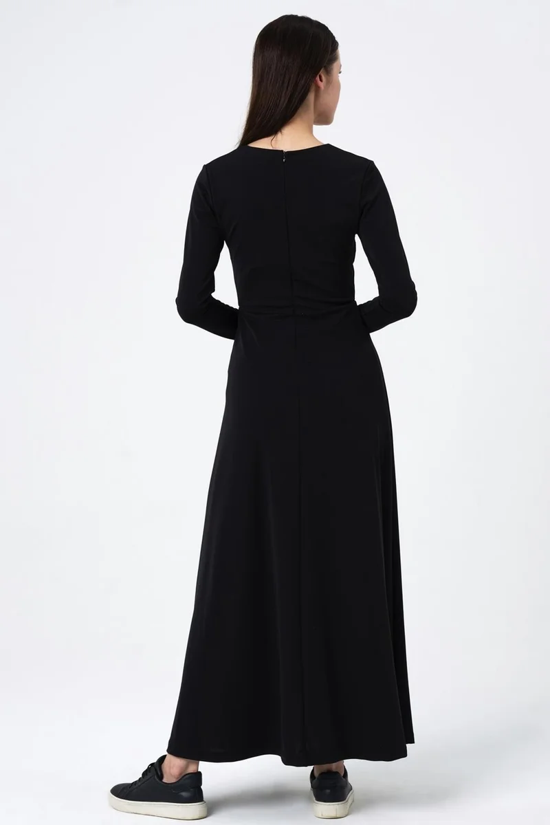 Alexander Gardi Black Maxi Dress