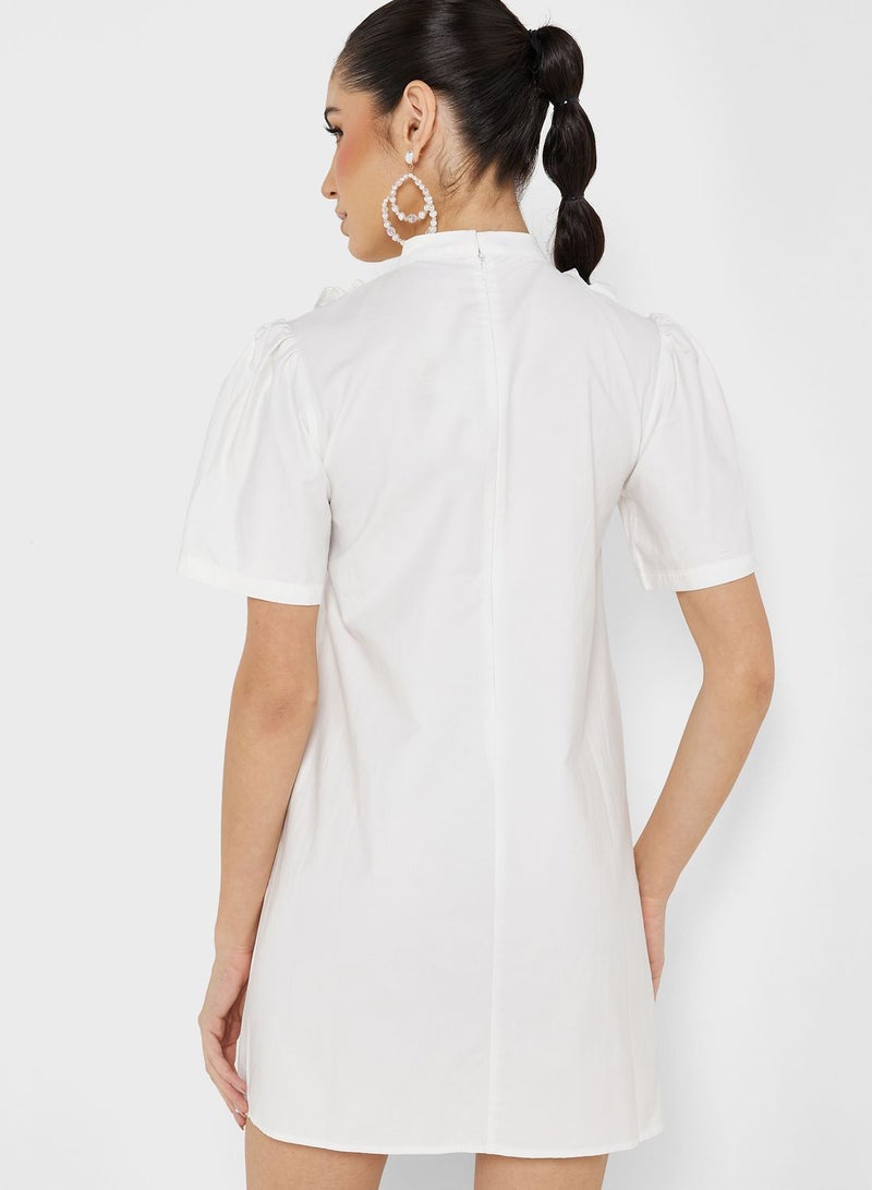 sister jane Ruffled Collar Shift Dress - Image 2