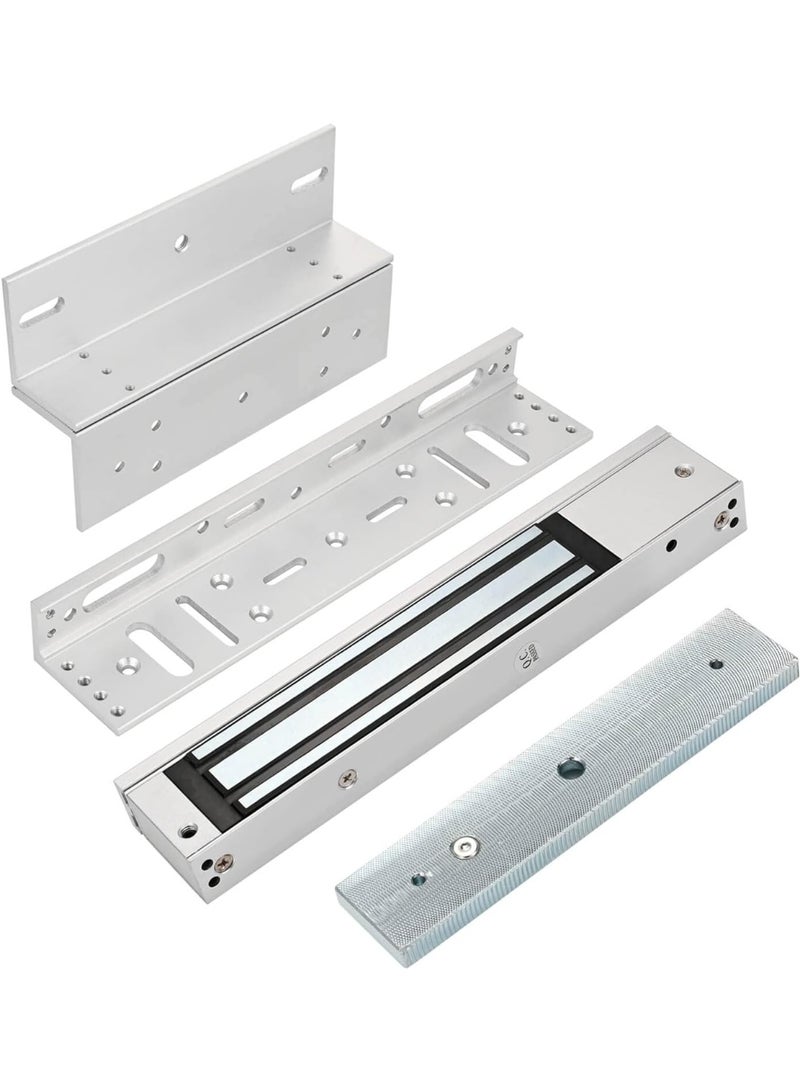 general 280KG Magnetic Door Lock Kit with Z & L Bracket | 12V Fail Safe NC | 600LBS Holding Force | Access Control System | UAE - Image 2