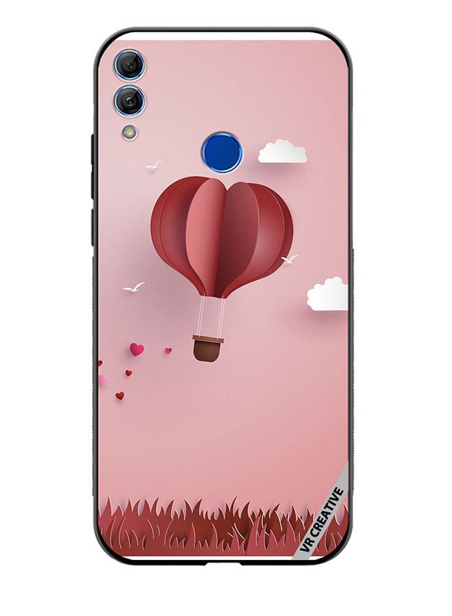 Protective Case Cover For Honor 10 Lite Paper Hot Air Balloon Design Multicolour