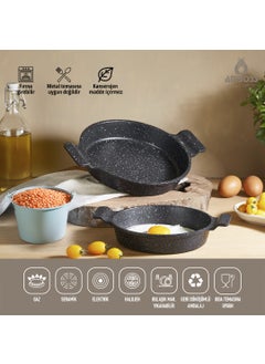 Astral 2 Piece Cast Iron Pan Set (18 / 22 Cm)