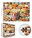 Blueforest Super Delicious Tacos Food 1000 Piece Puzzles for Adults Challenge Art Clearance Jigsaw Puzzles for Gifts Birthday Party Game Family 275 197 Inch Dust Free Puzzle - Image 4