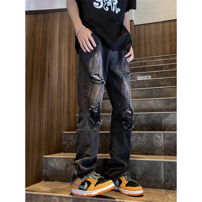 Unisex Casual Daily Denim Jeans - Image 3