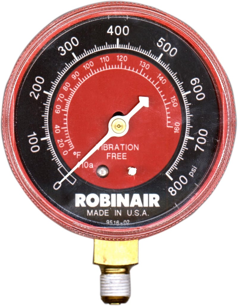 Robinair 41676 High Side Replacement Gauge for R410a AC and Refrigeration Service