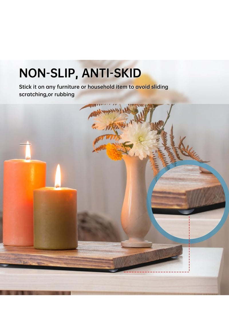 Pack of 200 Adhesive Bumper Pads for Drawers, Cutting Boards, Glass Tops, Small and Kitchen Furniture, Picture Frames Sound Dampening Transparent Rubber Feet for Cabinet Doors (Clear) - Image 5