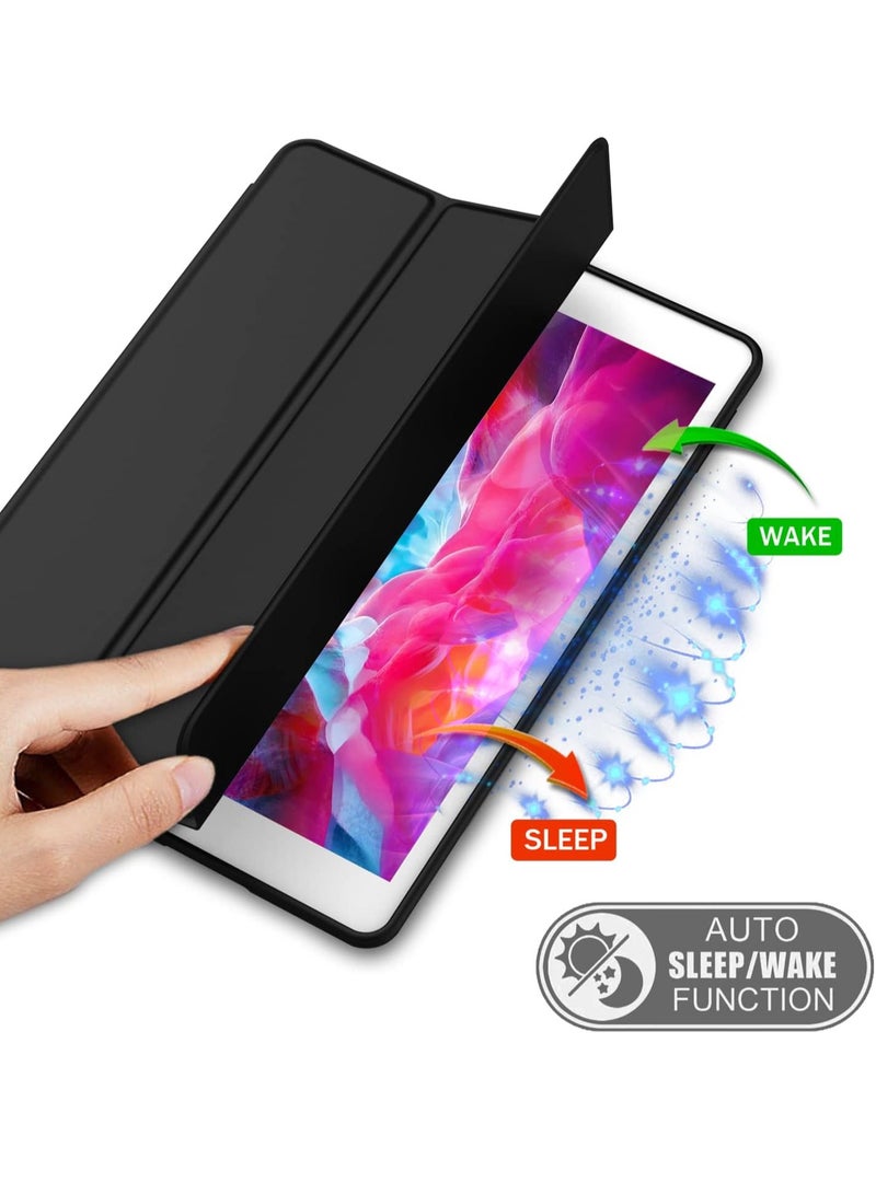 MIGOFAST iPad 9.7 Case 2018 2017 Model 6th 5th Generation Smart Cover with Pencil Holder and Soft Baby Skin Silicone Back and Full Body Protection Auto Wake Sleep Cover - Image 3